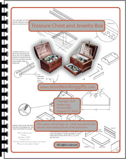 Treasure chest and jewelry box plans cover
